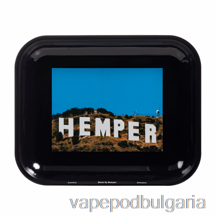 Vape 10000 Дръпки Hemper Rolling Tray Large Hills
